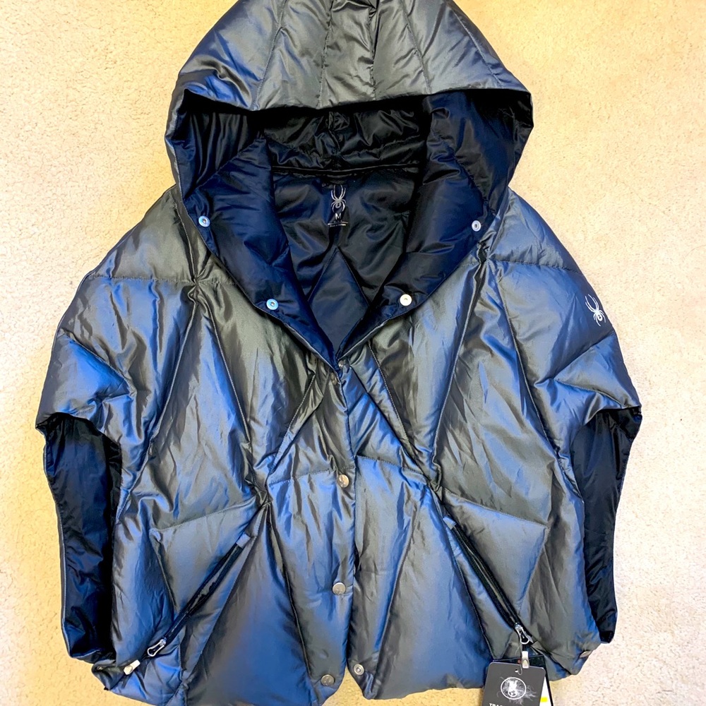 Brand new Spyder women’s down cape